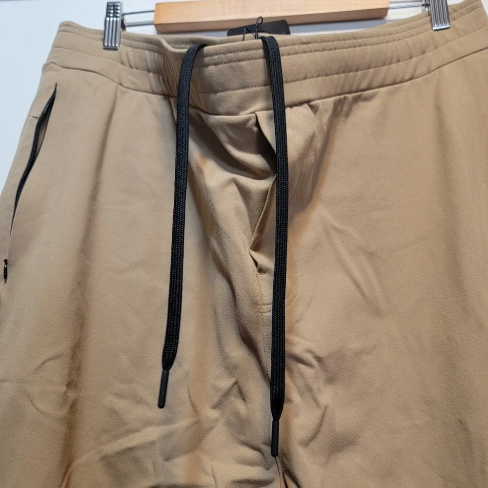 Public Rec All Day Every Day Pants 44x30 Khaki Tan Stretch Pull-On